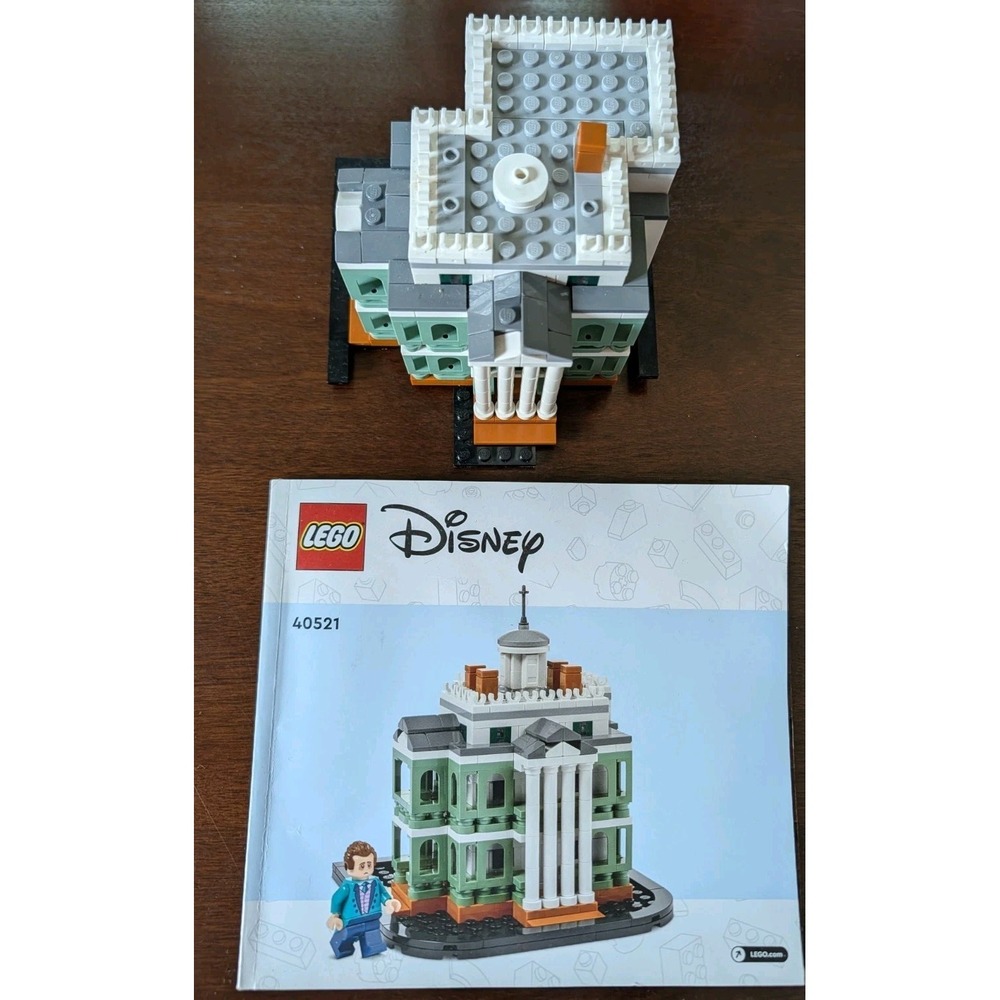 LEGO 40521 Mini Disney The Haunted Mansion - Partially Built w/ Instructions